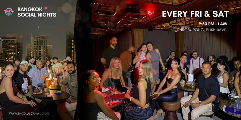 Bangkok Social Nights: Hosted Club Crawl Experience