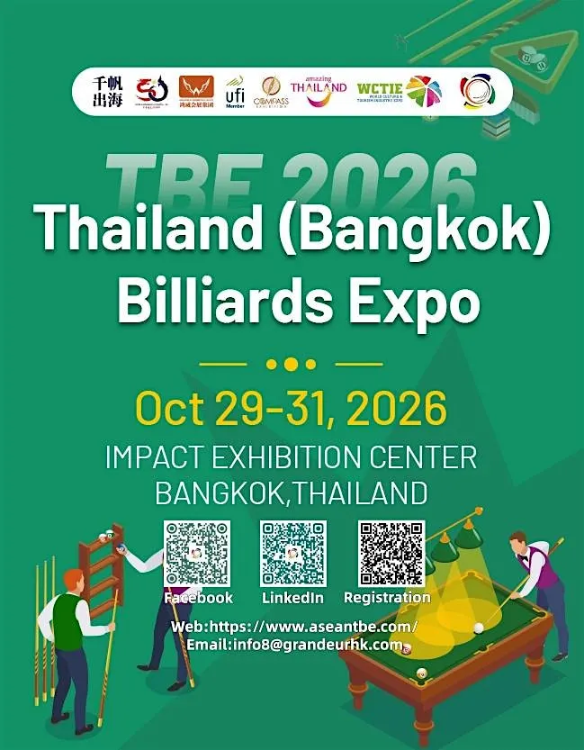 Thailand (Bangkok) Billiards Expo 2026