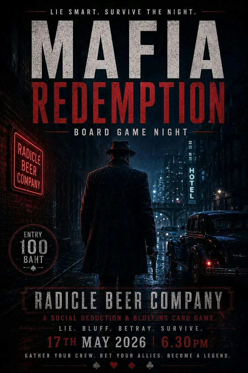 Mafia Redemption Board Game Night
