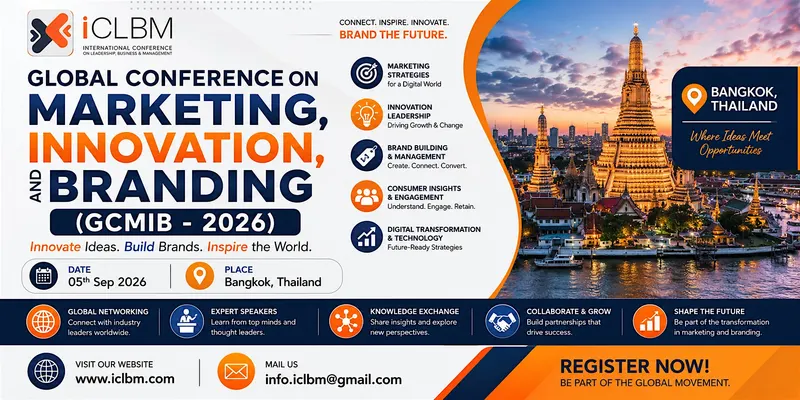 Global Conference on Marketing, Innovation, and Branding ( GCMIB )