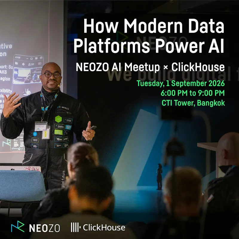 NEOZO AI Meetup × ClickHouse: How Modern Data Platforms Power AI
