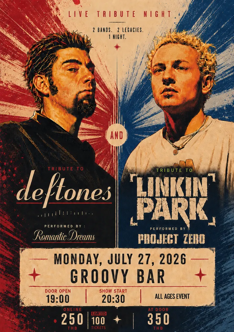 Deftones And Linkin Park | Live Tribute Night at GROOVY BAR