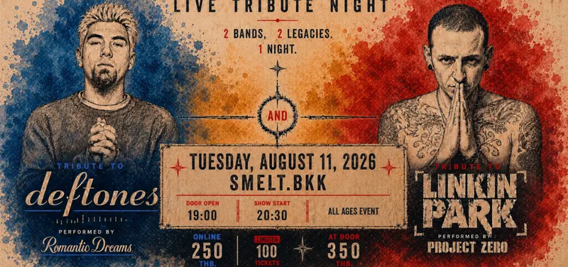 Deftones And Linkin Park | Live Tribute Night at SMELT.BKK