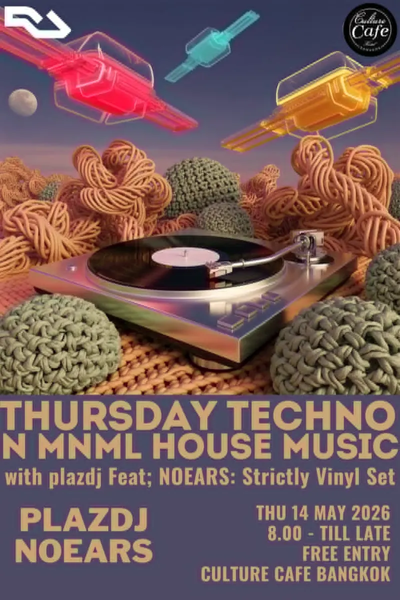 THURSDAY TECHNO 'n' MNML HOUSE MUSIC with plazdj Feat; NOEARS: Strictly Vinyl Set