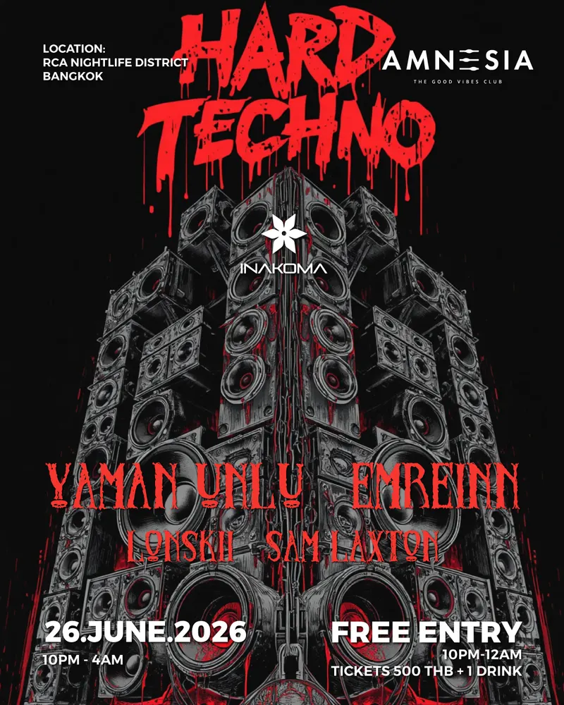 INAKOMA: Hard Techno & Hard Dance Rave feat. Yaman Unlu