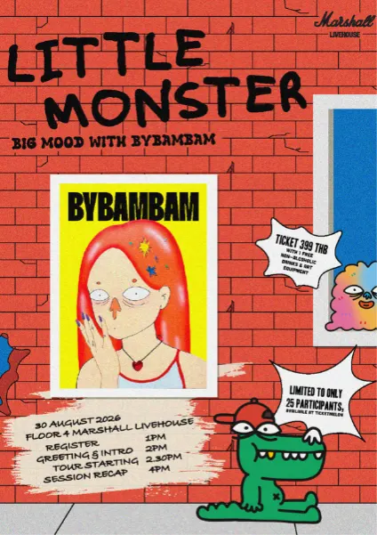 LITTLE MONSTER, BIG MOOD WITH BYBAMBAM