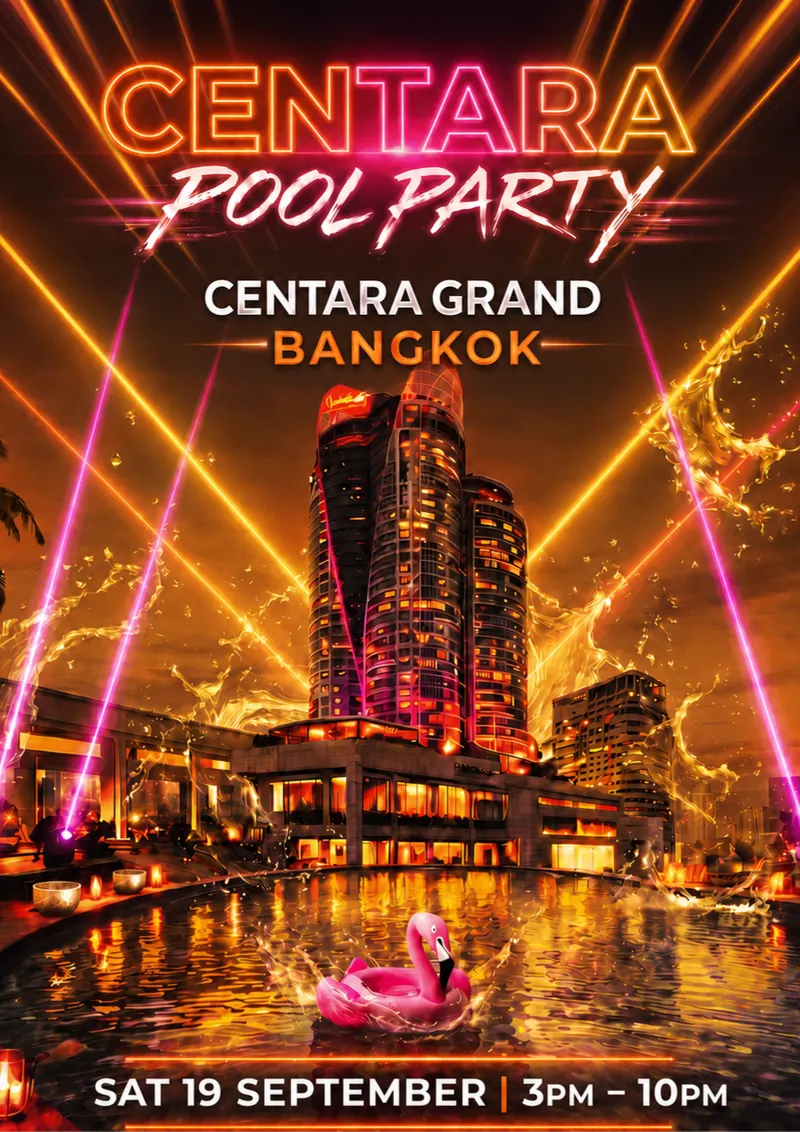 CENTARA POOL PARTY | Deep & Melodic House | 19 SEPTEMBER