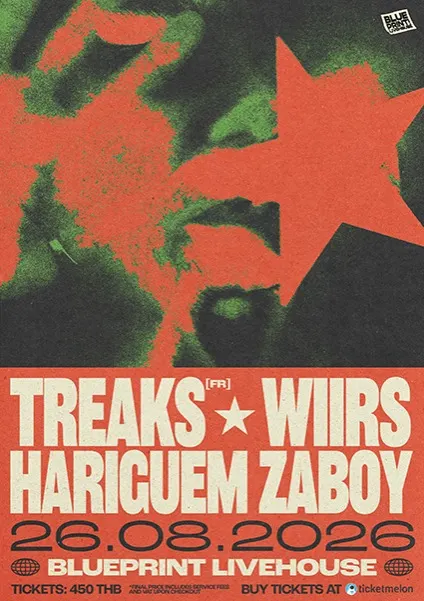 Blueprint Livehouse: TREAKS + Hariguem Zaboy + WIIRS