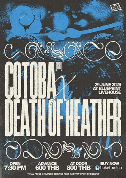 Blueprint Livehouse: cotoba + Death of Heather