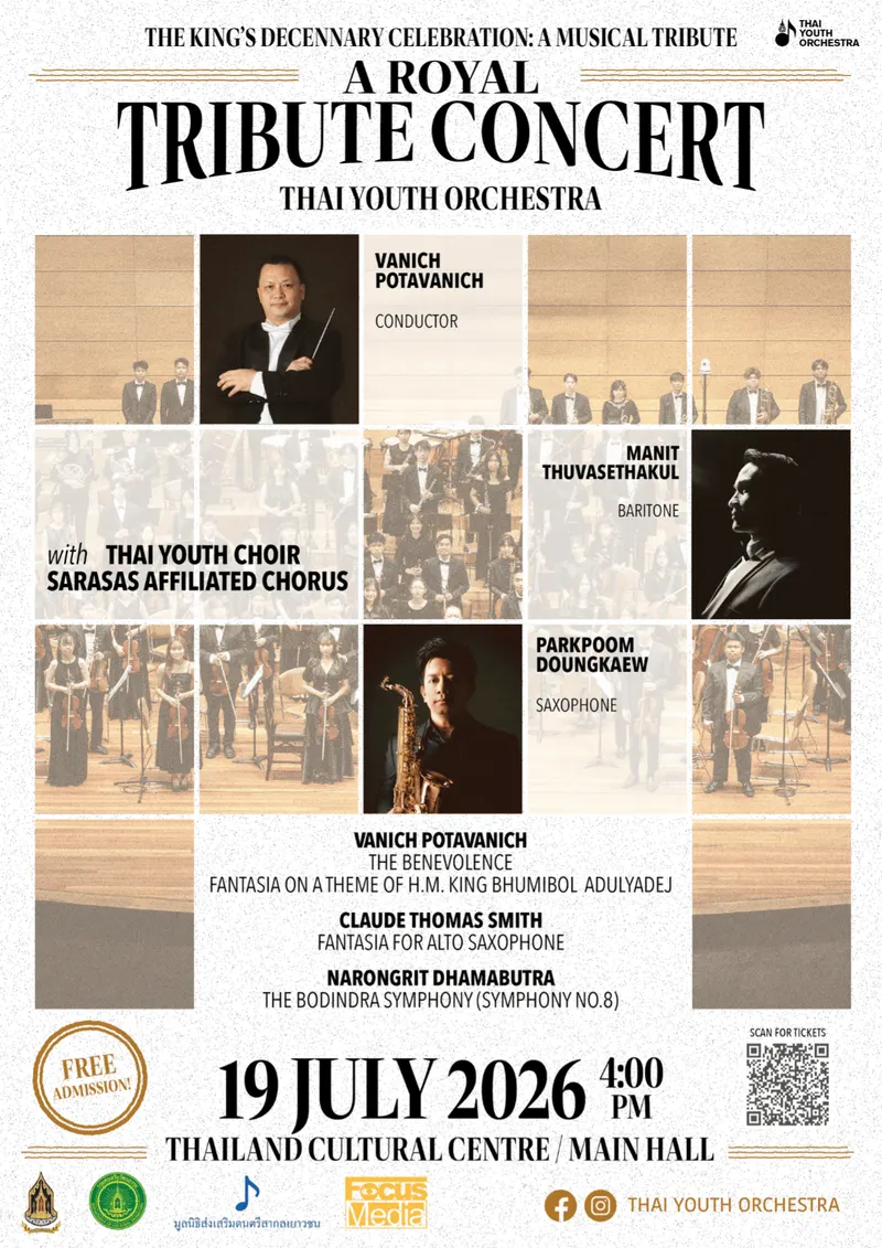 A Royal Tribute Concert Thai Youth Orchestra 2026