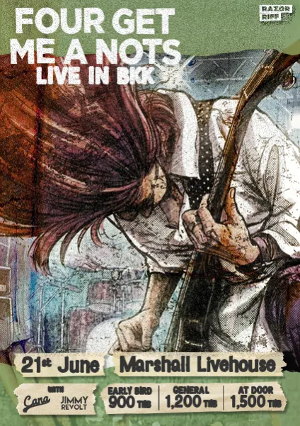 Four Get Me a Nots Live in Bangkok