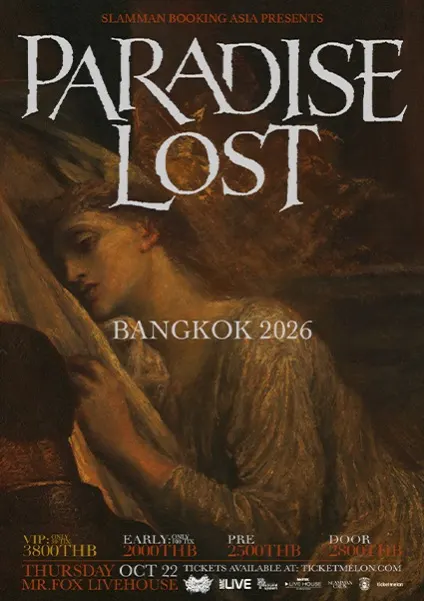 Paradise Lost live in Bangkok 2026