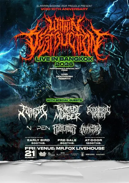 Within Destruction Live in Bangkok 2026