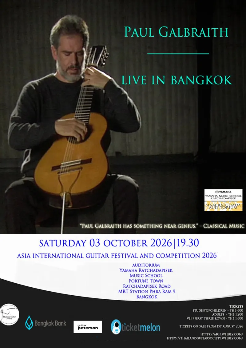 Paul Galbraith "Live in Bangkok"