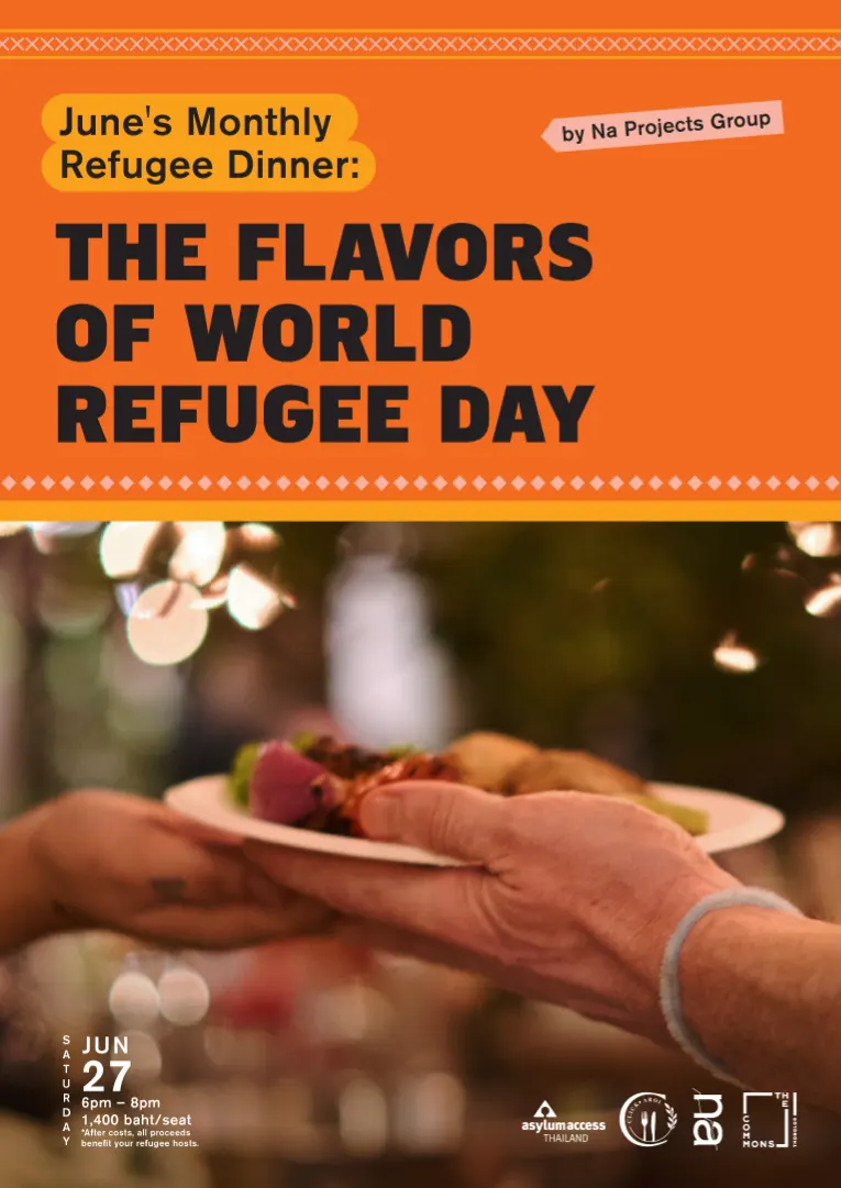 June's Monthly Refugee Dinner : The Flavors of World Refugee Day