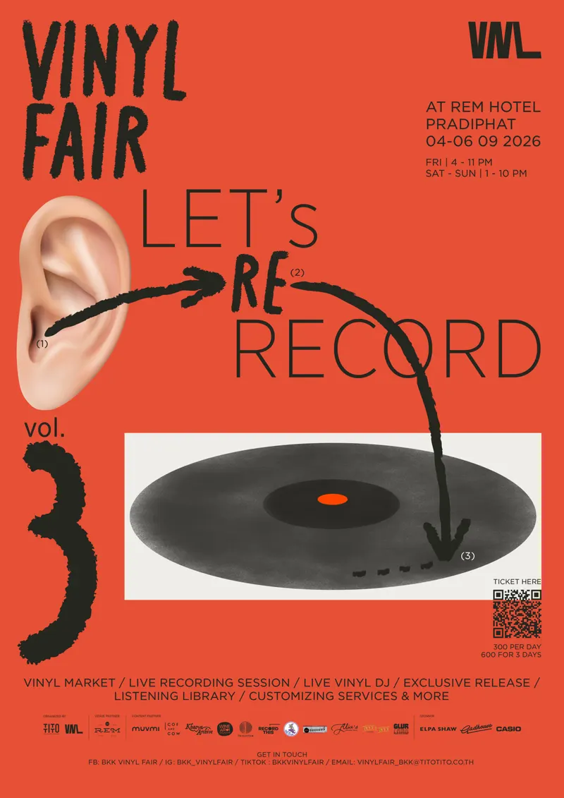 BKK VINYL FAIR 2026 VOL.3 : LET’S RE-RECORD