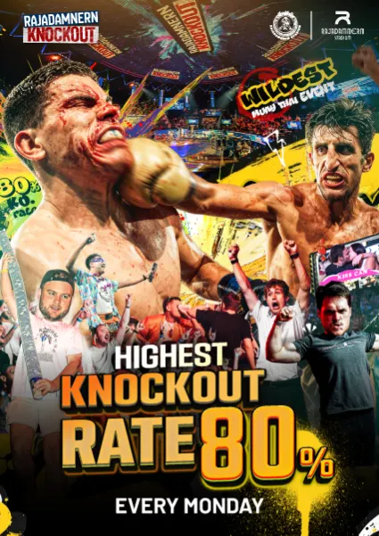 5 Oct - Rajadamnern Knock Out Muay Thai Event