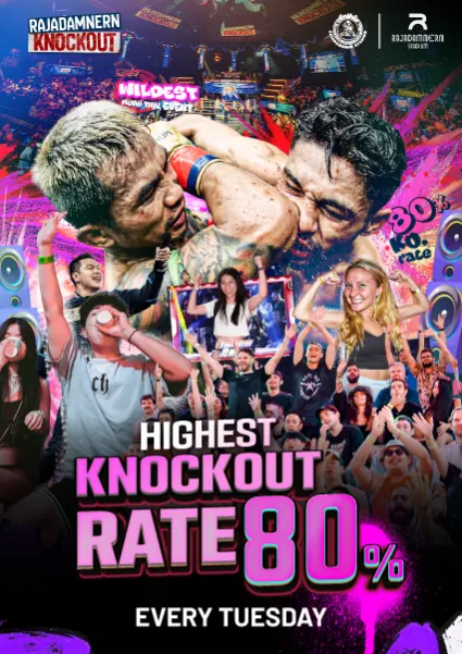 8 Dec - Rajadamnern Knock Out Muay Thai Event