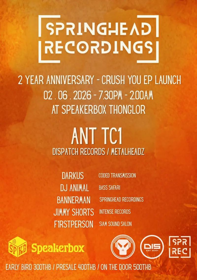 Springhead Recordings 2 Year Anniversary – Crush You EP Launch